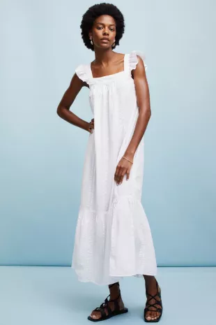 Jupe Tulipe Enveloppante H&M Orange Sherbert - Taille 6, Coton/poly, Neuve Avec étiquette