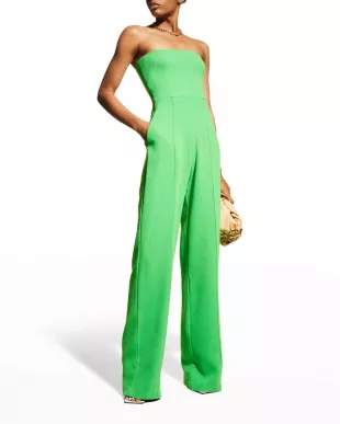 Mandel Strapless Jumpsuit