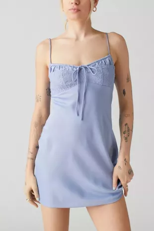 Perrie Lace Inset Slip Dress