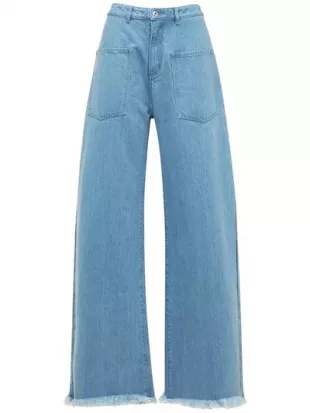 Jean ample en denim refibra