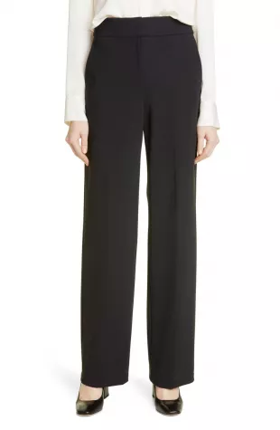 Theory - High Waist Wide Leg Pants