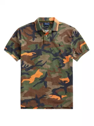 Polo Ralph Lauren - Custom Slim Fit Basic Mesh Camo Polo