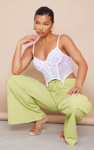 White Lace Corset