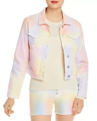 Jean Jacket In Pastel Multi