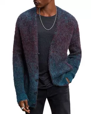 Regular Fit Mohair Cardigan Sweater