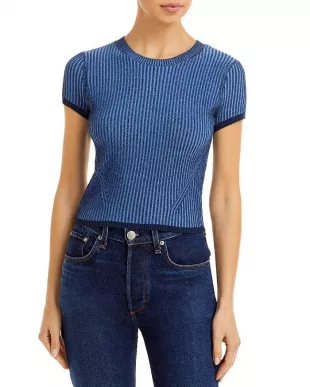 Alexis Ribbed Tee