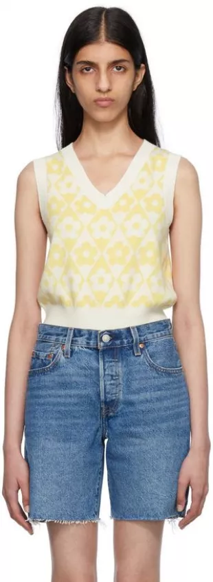 Yellow Shelly Vest