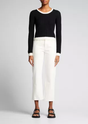 Aceline Wool Crewneck Sweater