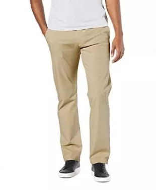 Men's Straight Fit Ultimate Chino with Smart 360 Flex (Regular and Big & Tall), New British Khaki