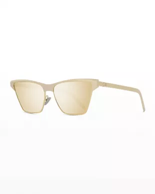 Metal Cat-Eye Sunglasses