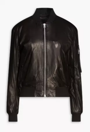 Manston Leather Bomber Jacket