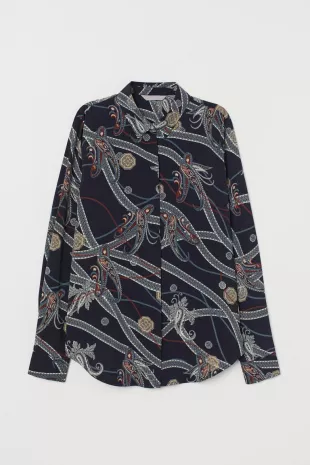 H&M - Long-sleeved Blouse