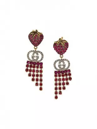 GG STRAWBERRY EARRINGS