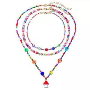 Smiley Face Choker Necklace