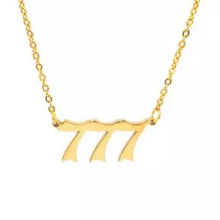 Angel Number 777 Necklace