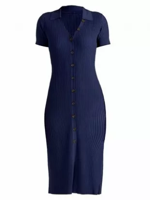 Atwell Rib-Knit Dress