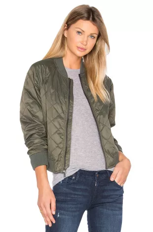 vince - Quilted Bomber Jacket