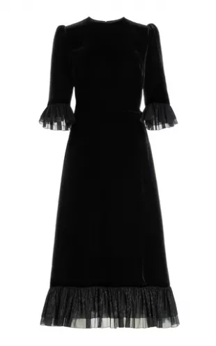 The Falconetti Velvet Midi Dress