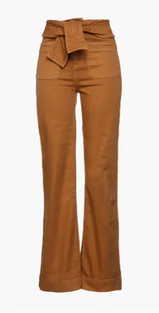 Wade Belted High Rise Flared Jeans