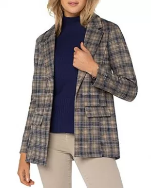 Plaid Relaxed Blazer
