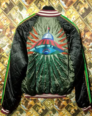 UFO Embellished Bomber jacket