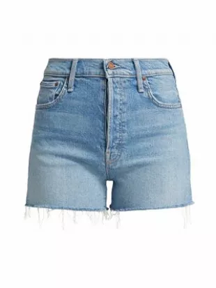 The Scrapper High-Rise Stretch Cut-Off Jean Shorts