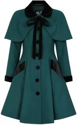 Anouk Coat Manteau Femme vert/noir