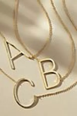 Sarah Chloe Amelia Personalized Initial Necklace | Mark and Graham