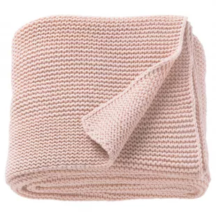 Ingabritta Throw  Pale Pink
