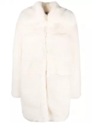 Dsquared2 - Faux-Fur Oversized Coat