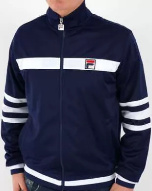 Courto Track Top Navy/White Vilas Tracksuit Jacket