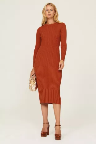 Ribbed Knit Dress