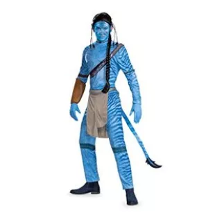 Disguise mens Jake Costume, Deluxe Official Avatar Outfit Adult Sized Costumes, As Shown, Men s Size Medium 38-40 US