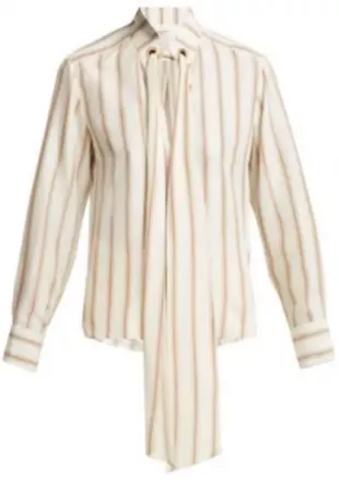 Striped Silk Blouse