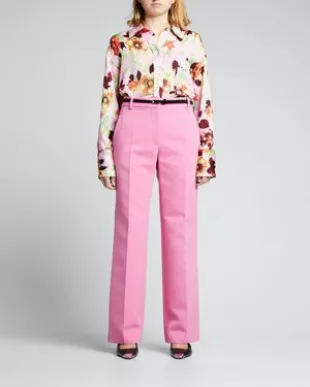 Floral Print Button Down Shirt