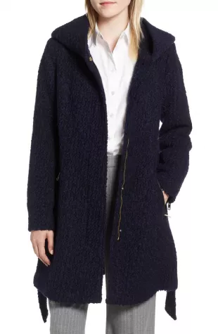 Boucle Wool Coat