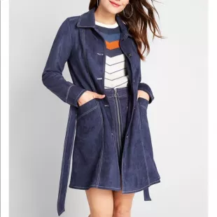 A Touchy Subject Trench Coat
