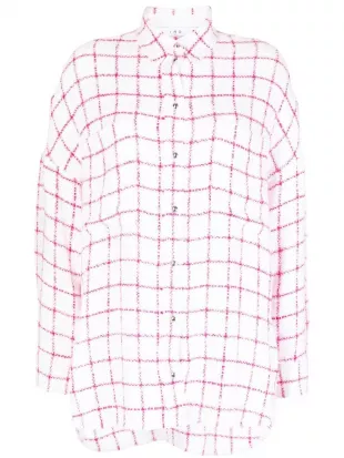 Grid Tweed Shirt