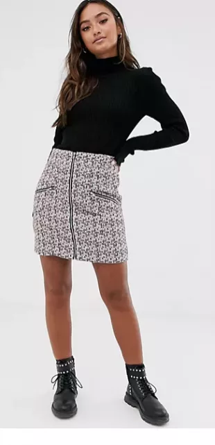 ASOS DESIGN - Boucle Mini Skirt