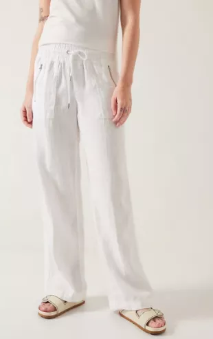 Cabo Linen Wide Leg Pant