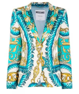 Baroque Print Blazer