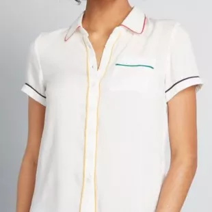 Primary Pick Collared Blouse