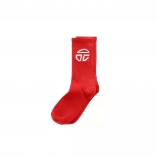 Athletic Logo Socks Red