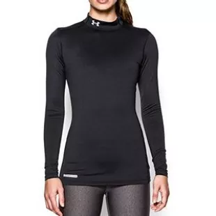 Coldgear Mock Fitted Long Sleeve Running Top