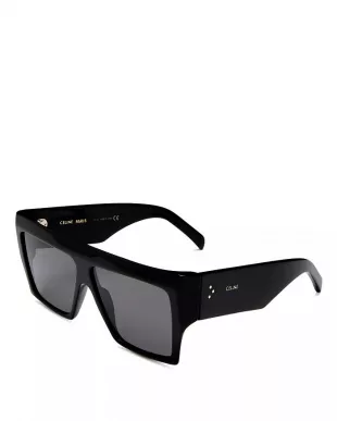 Unisex Flat Top Square Sunglasses