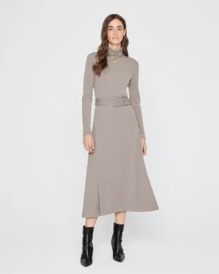 self portrait cream tailored boucle and chiffon midi dress – self-portrait-US Colour:Red & Grey update2025 Wedding Shoes Black Dressy This style is lined