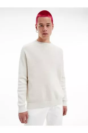 Combed Cotton Badge Jumper