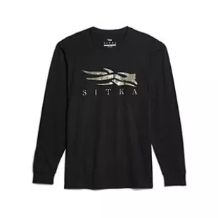 Sitka Gear - Men's Optifade Icon Pima Cotton Long Sleeve Tee Shirt ...