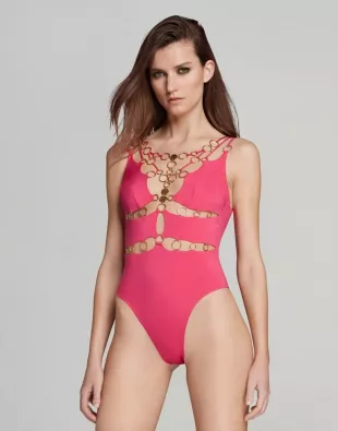 Davine Swimsuit in Pink