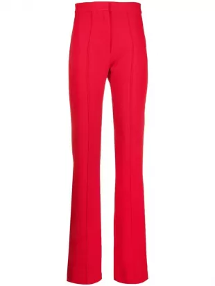 High-Waist Tailored Trousers